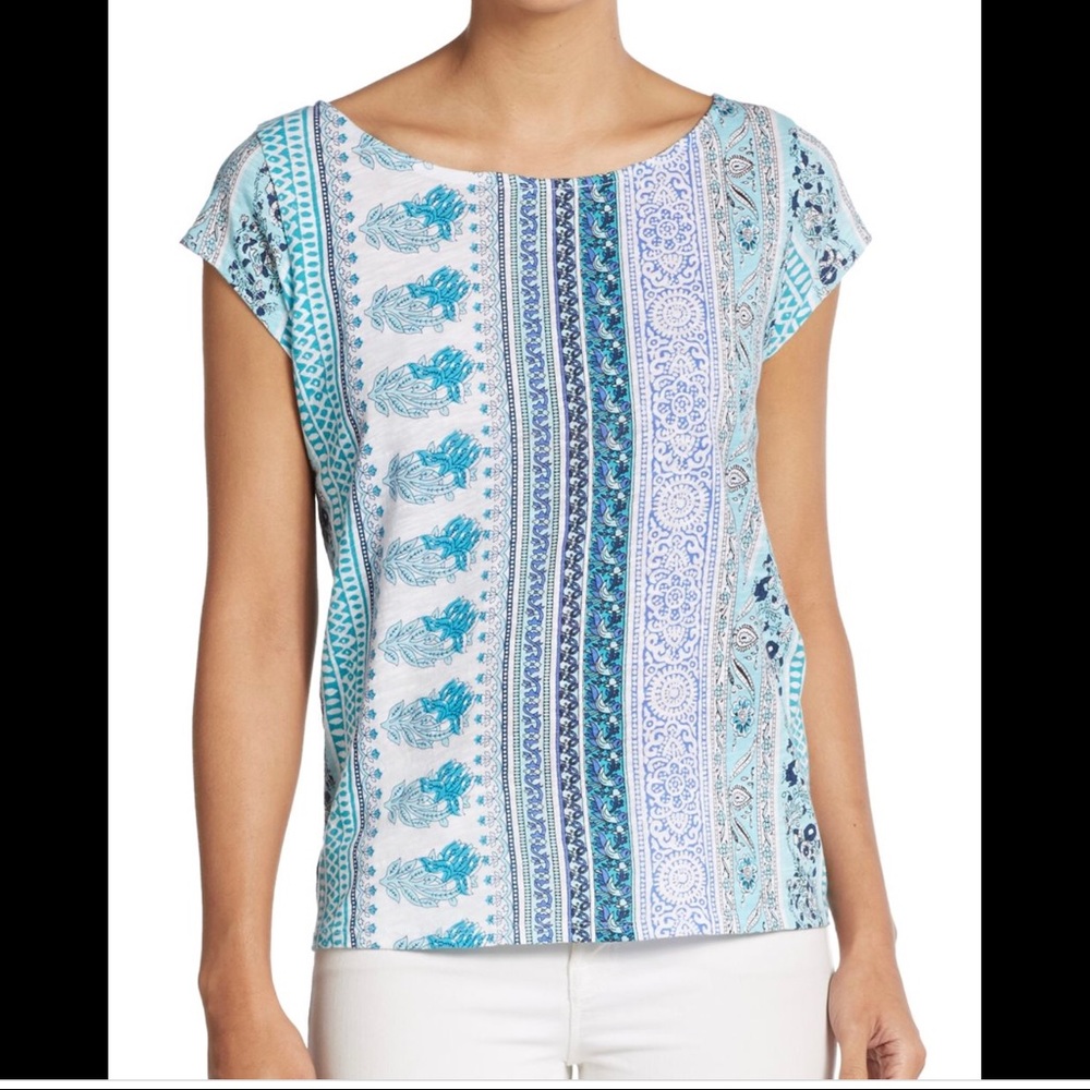 Calypso St. Barth Dardana Mixed Stripe Tee